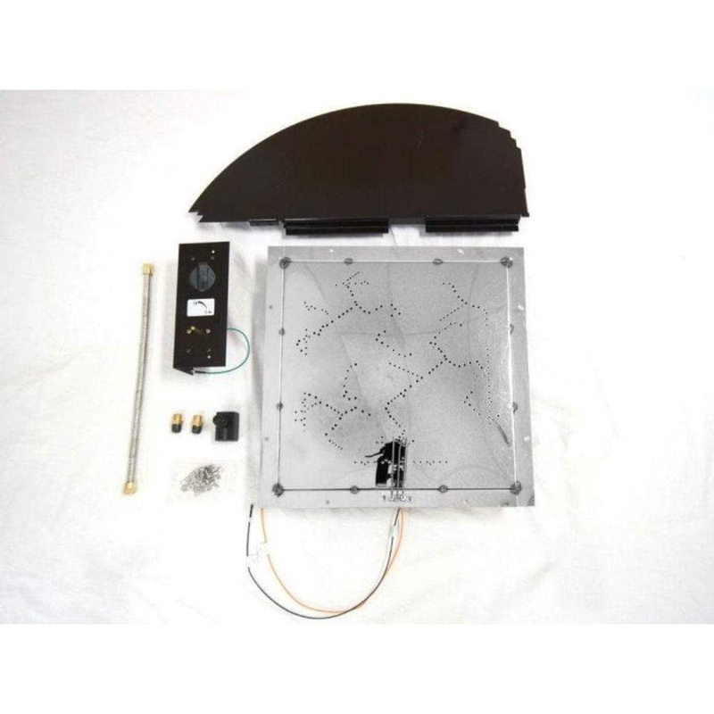 The Outdoor GreatRoom Company 38″ Round DIY Hardscape Gas Fire Burner Kit