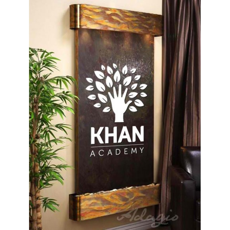 Summit Falls Wall Fountain with Logo