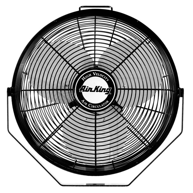 Air King 14″ 1/20 HP 3-Speed Totally Enclosed Pivoting Head Mount Fan (Open Box)