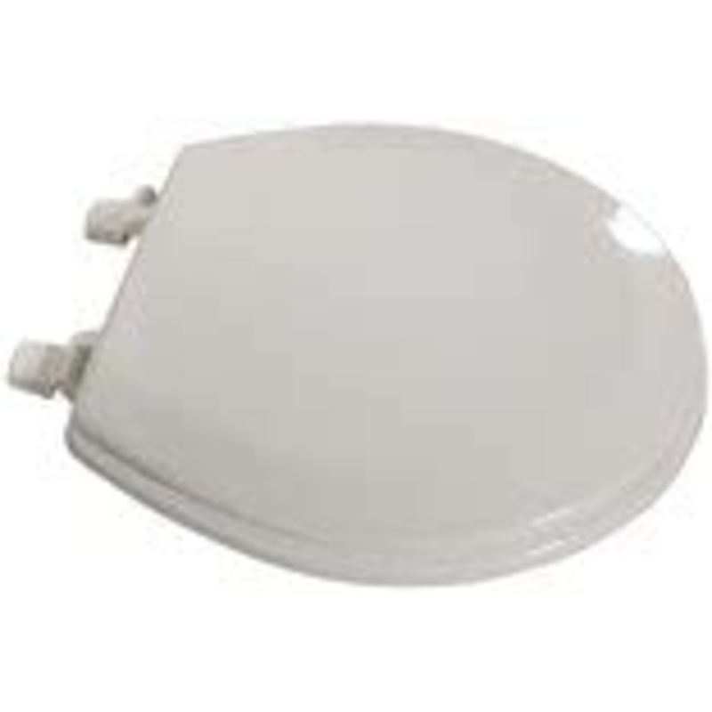LDR Industries Deluxe Toilet Seat Round with Beveled Edge