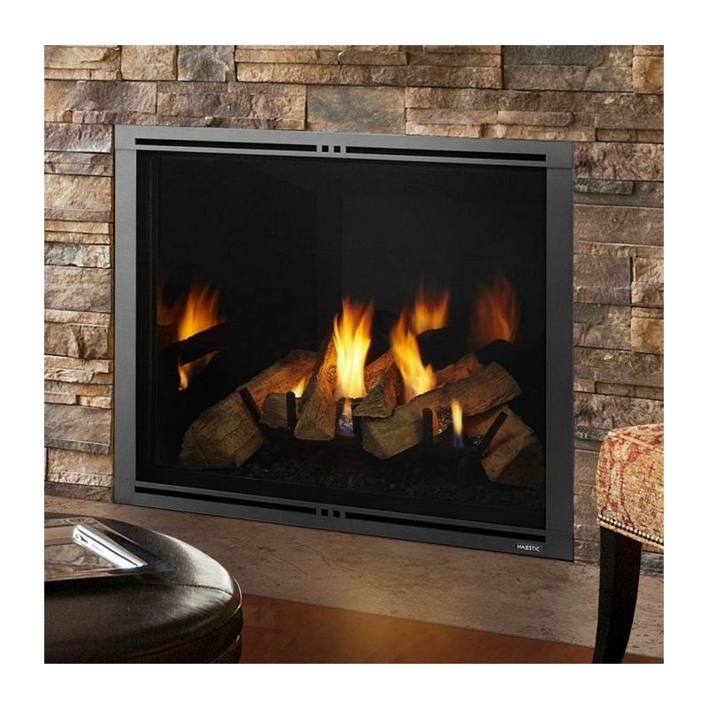 Majestic Marquis II High-efficiency 36 Inch Direct Vent Gas Fireplace With Intellifire Touch Ignition System Natural Gas