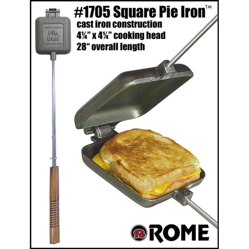 Rome Industries Square Pie Iron – Cast Iron