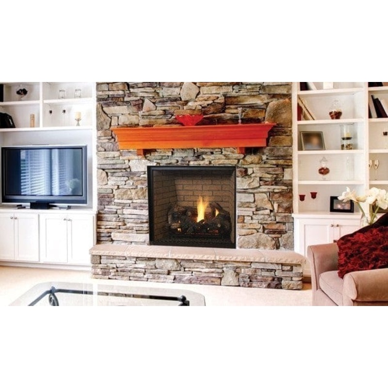 Superior DRT6340TEN DRT6300 37 5/8 Inch Direct-Vent Fireplace, Without Power Rear Vent Natural Gas
