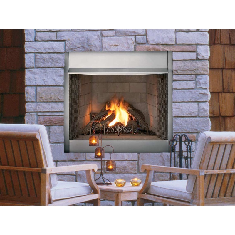 Astria – Polaris 36″ Outdoor Vent-Free Fireplace | Polaris36Z Stacked Natural Gas
