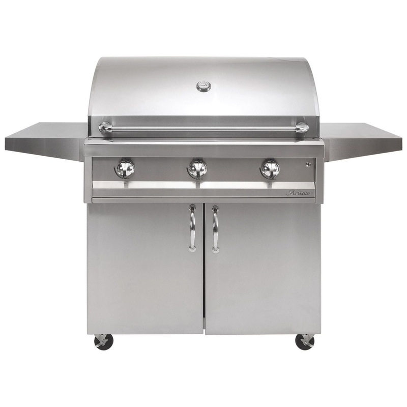 Artisan American Eagle 36-Inch 3-Burner Freestanding Gas Grill Propane