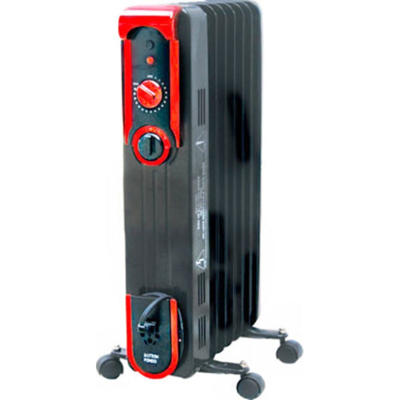 HEATER OIL FILLED BK 7-FIN RADIANT