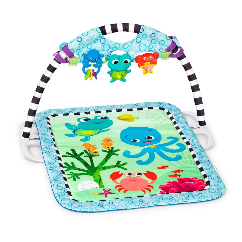Baby Einstein Neptune’s Discovery Reef Baby Tummy Time Activity Gym Toy(Used)