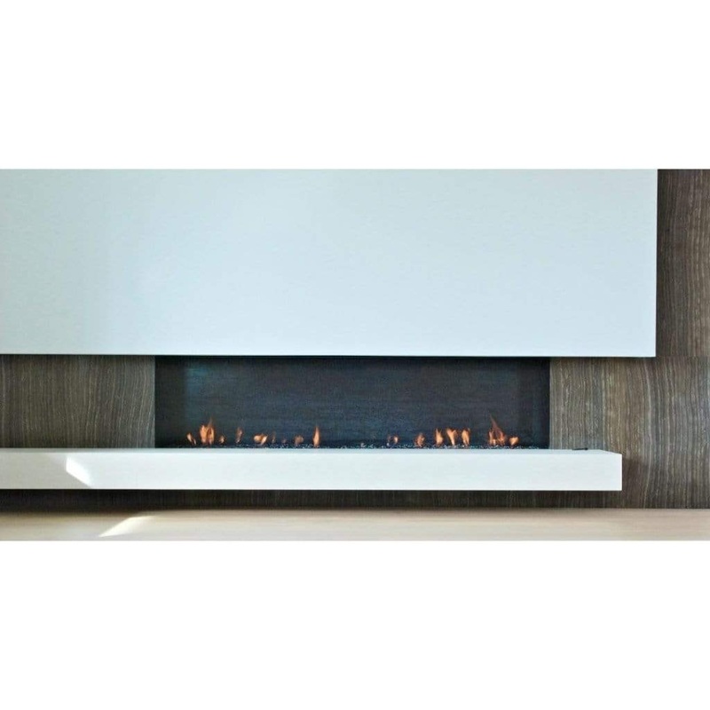 Mason-lite Square Sides 120 Inch Linear Gas Fireplace – Dual 12″ B-vent