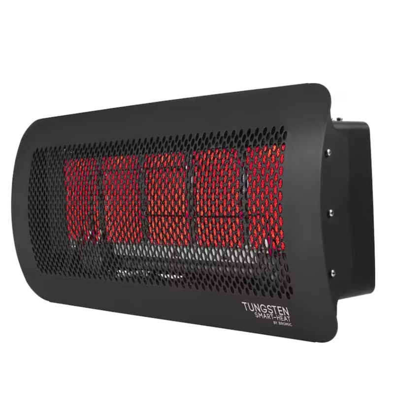Bromic Heating Tungsten 500 Smart-Heat 25-Inch 43,000 BTU Natural Gas Patio Heater – BH0210003-1