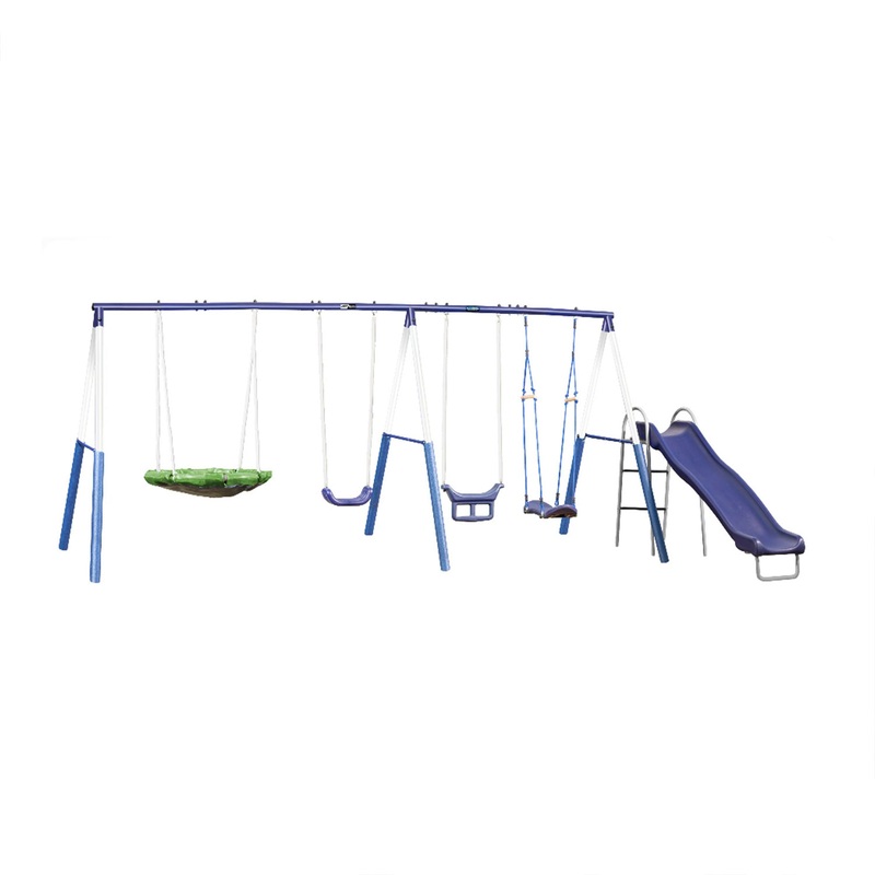 XDP Recreation Surf N Swing Backyard Playground Swing Set Playset (For Parts)