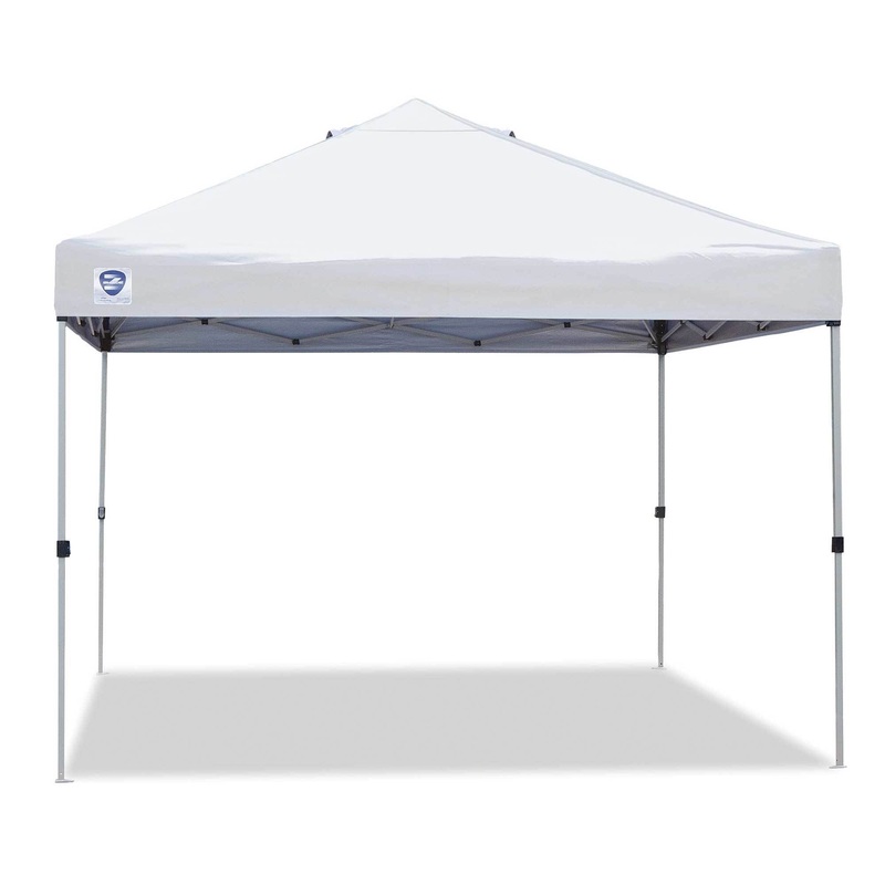 Z-Shade 10′ x 10′ Peak Straight Leg Instant Shade Canopy, White (Open Box)
