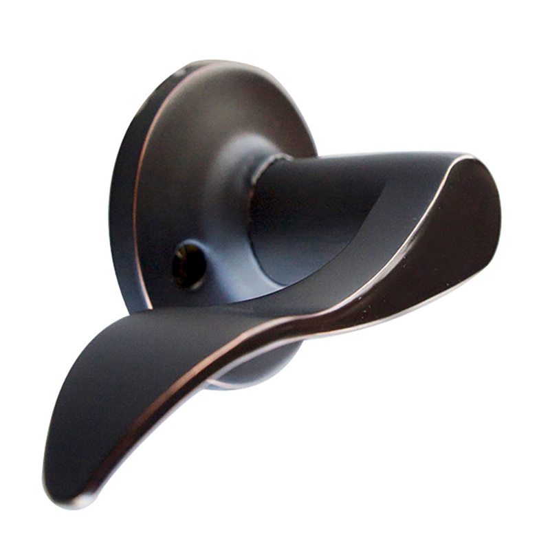 Design House Stratford Left-Hand Dummy Door Knob in Oil-Rubbed Bronze