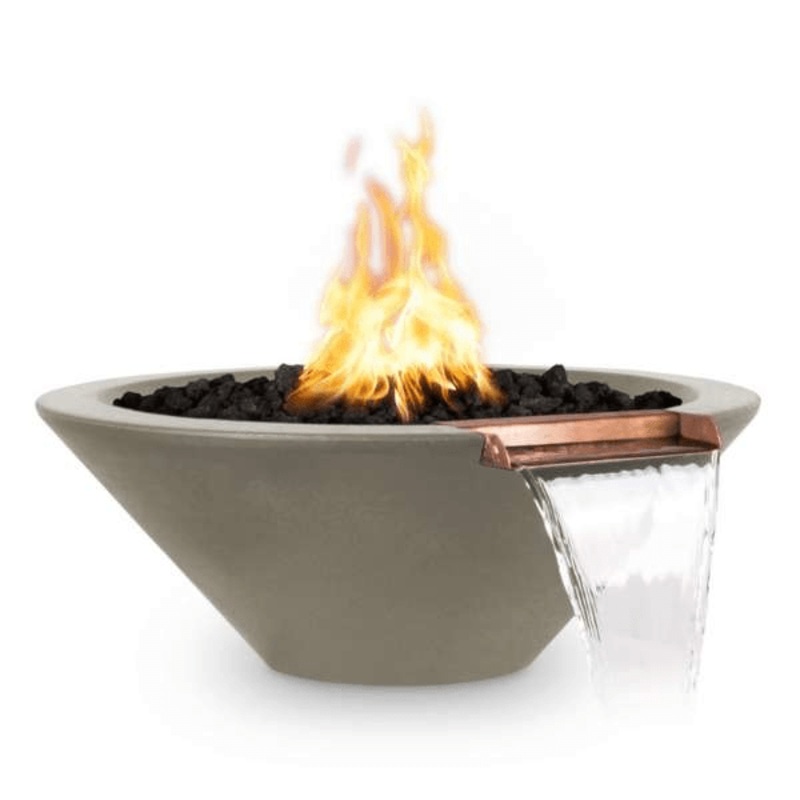 The Outdoor Plus Cazo Concrete Fire & Water Bowl 24″ Match