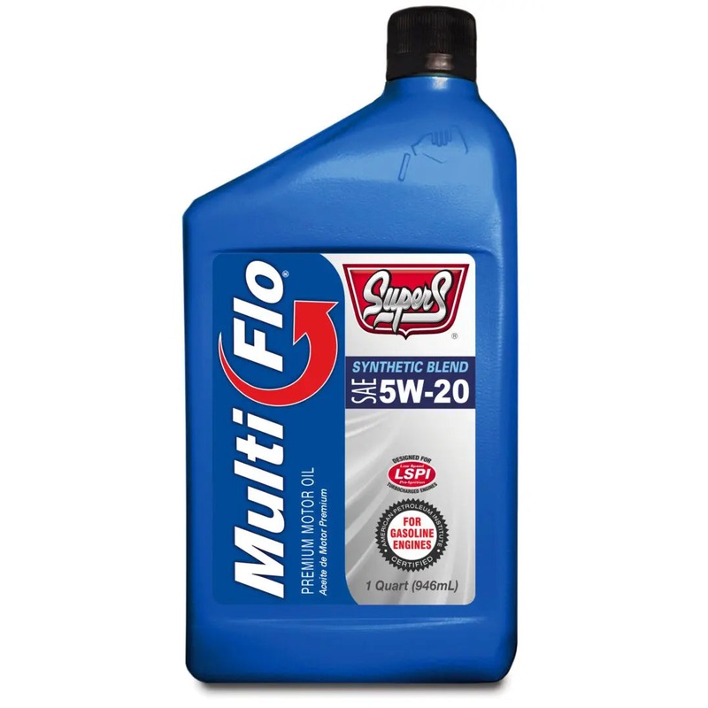 Super S Multi-Flo Synthetic Blend SAE 5W-20 SP/ GF-6A Motor Oil 1 Qt