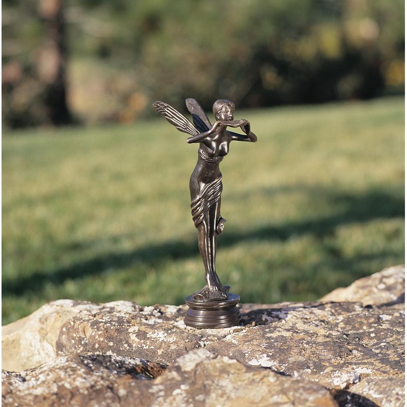 Brass Baron Fairy Garden Statue