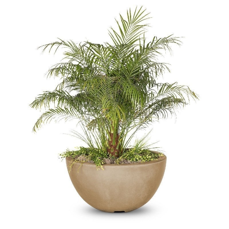 The Outdoor Plus – 38″ Round Luna Planter Bowl – GFRC Concrete – OPT-LUNPO38